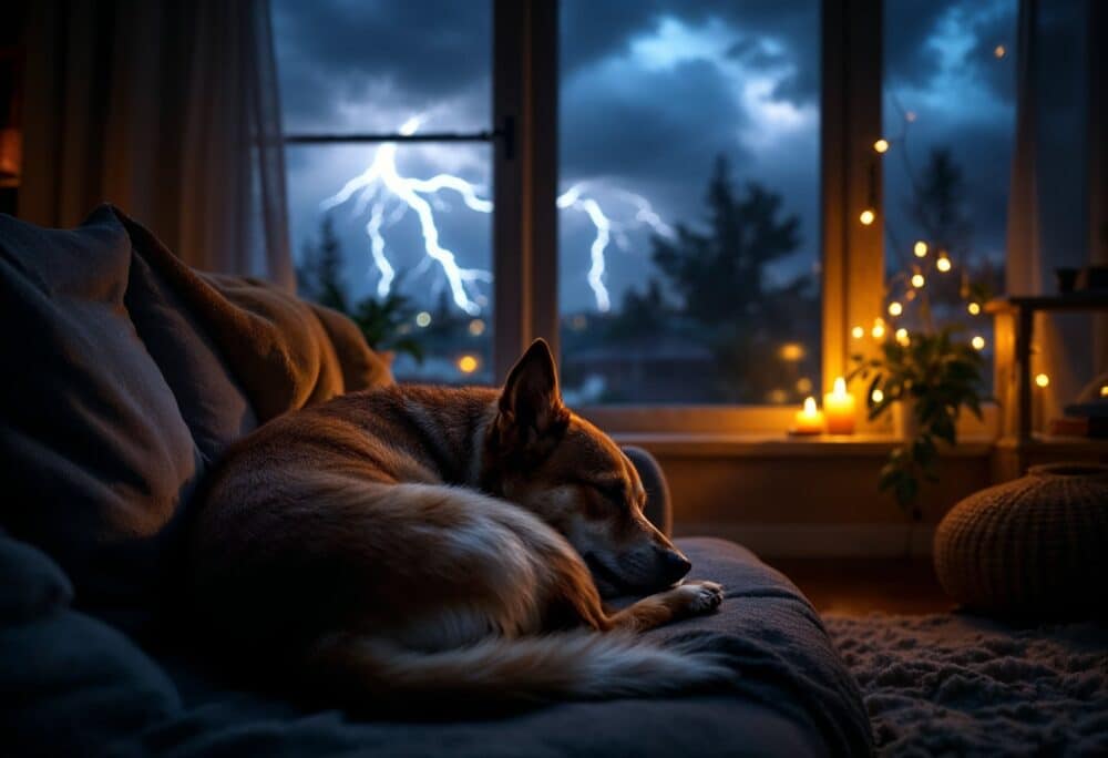 Hund Angst vor Gewitter